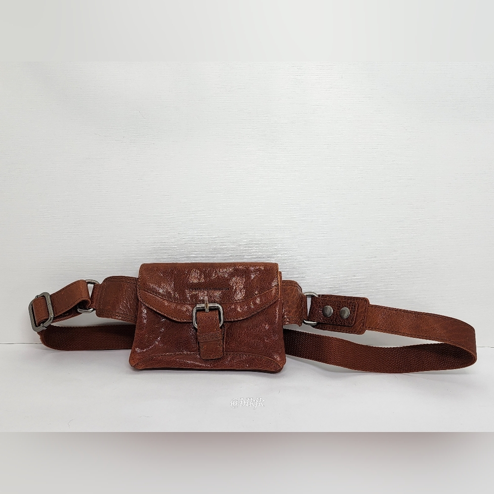 Spikes & Sparrow Leather Belt Bag *Brown* NWOT